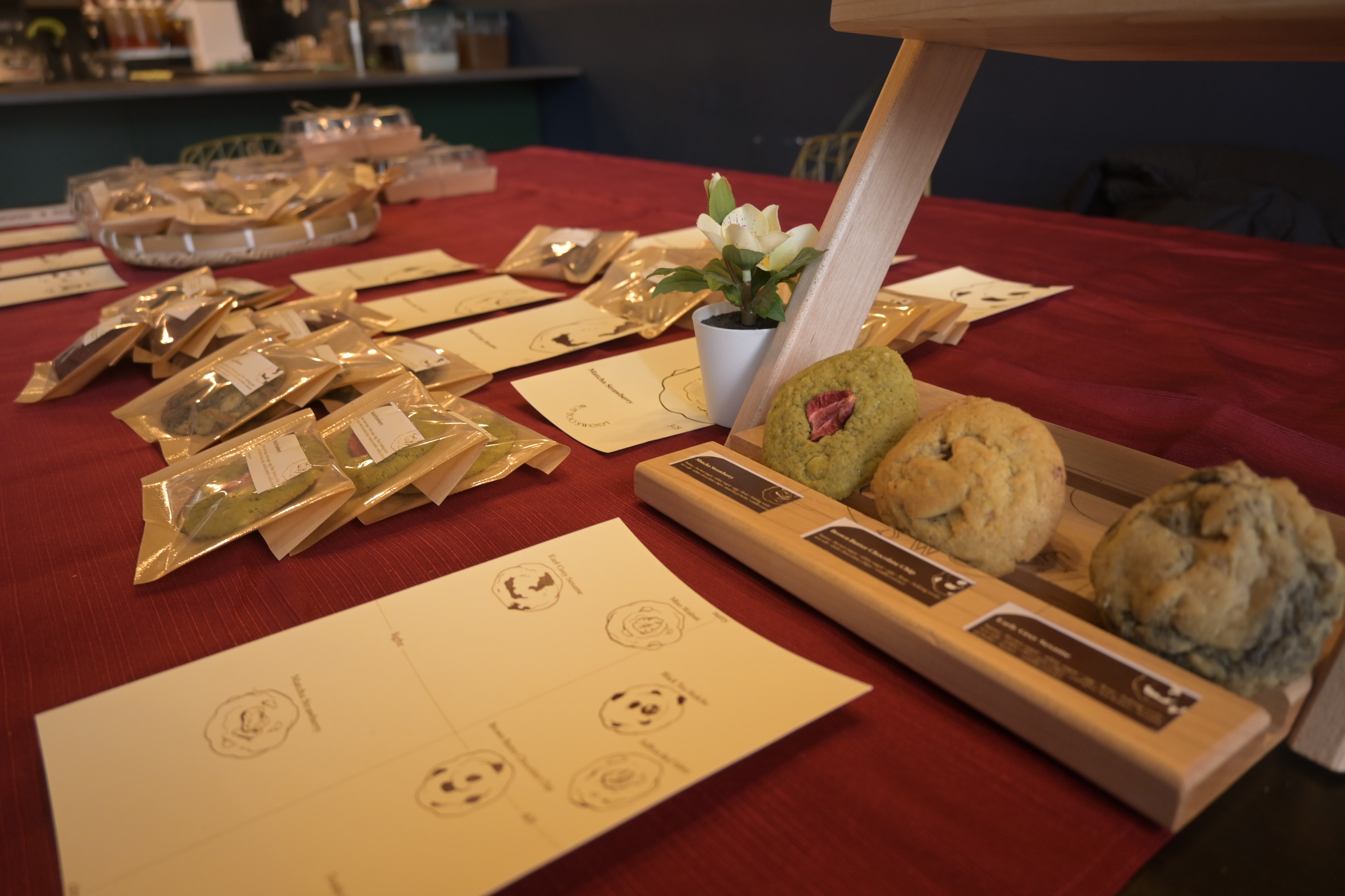 Not Too Sweet pop-up display