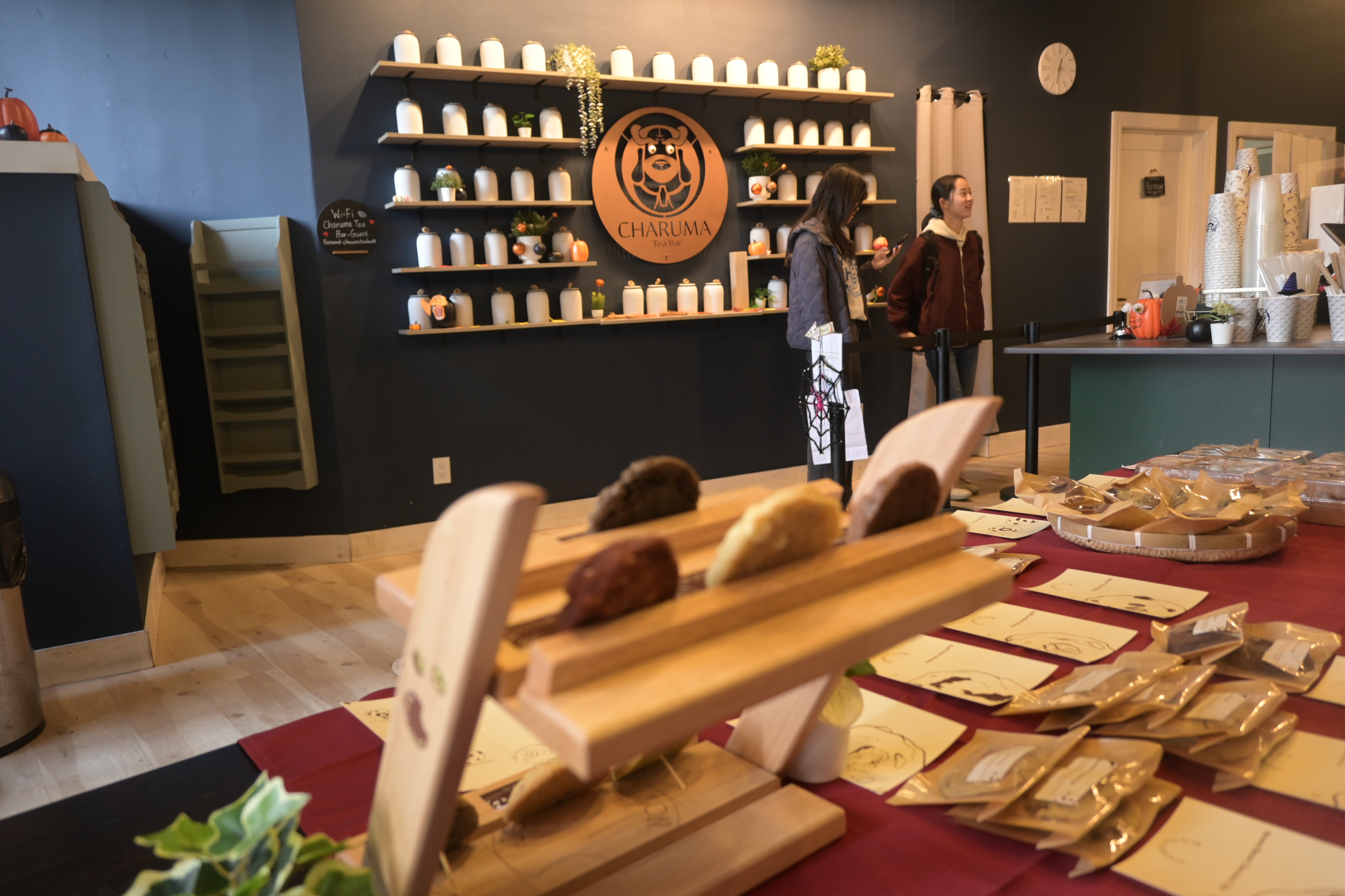 Cookies at pop-up table